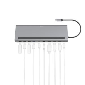 Hama USB-C Docking Station, "Connect2Office Pro", 10 Ports