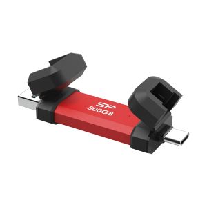 Външен SSD Silicon Power DS72 Red - 500GB