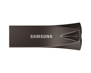 USB памет Samsung BAR Plus, 64GB, USB-A, Titanium Gray