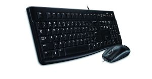 Keyboard and mouse Logitech MK120, Black