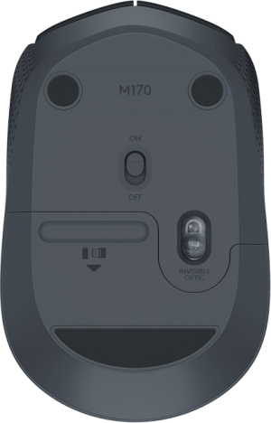 Безжична оптична мишка LOGITECH M171, Черна, USB