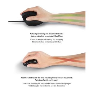 Hama Vertical, Ergonomic "EMW-500" Wireless Mouse