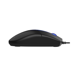 A4tech Illuminate N530S Wired Silent Mouse Black, 1200 dpi