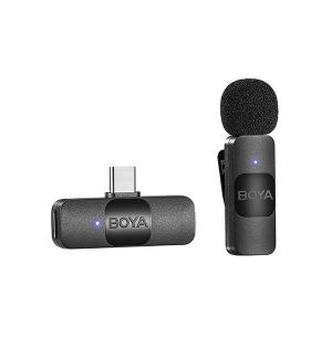 BOYA BY-V10 Wireless Lapel Microphone System