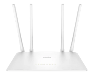 Wireless router Cudy WR300S N300 802.11b/g/n, 300Mbps/ 2.4GHz, 5 × 10/100Mbp, 4 × 5dBi fixed antennas