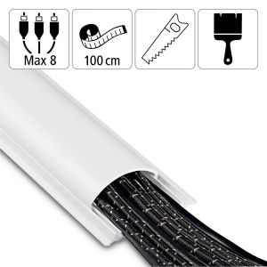 Канал PVC за скриване на кабел-100х7х2,1 см, 220894