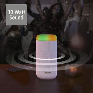 Hama "Shine 2.0" Bluetooth® Loudspeaker, LED, Splashproof, 30 W, white