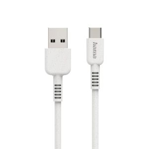 Кабел за зареждане HAMA "Eco", USB-A - USB-C, 1 м, 187281