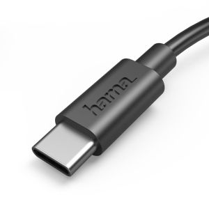 HAMA Кабел  USB-C - USB А, 0,5 м, 480Мbit/ 3А, черен