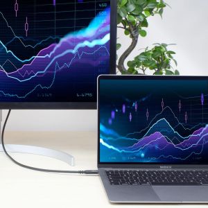 Кабел ACT USB-C - USB-C, 0.8 м / USB4, 40Gbps, 240W, сертифициран USB-IF