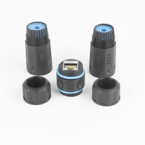 Съединител за мрежа ACT CAT6A, Външен IP68, CAT-6, 1 Gbit/s