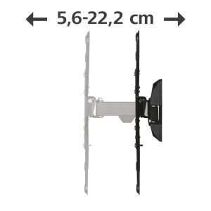 Hama TV Wall Bracket, Swivel, Tilt, 165 cm (65") up to 20 kg
