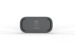 Wireless Dual Charging Pad RAPOO XC260, Qi, 7.5W/10W, Black