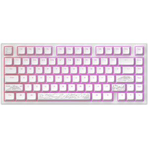 Gaming Mechanical Keyboard Dark Project ALU81A Terra Nostra White RGB