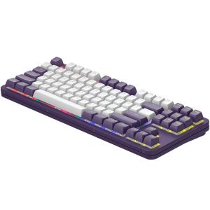 Gaming Mechanical Keyboard Dark Project ALU87A Violet RGB - TKL