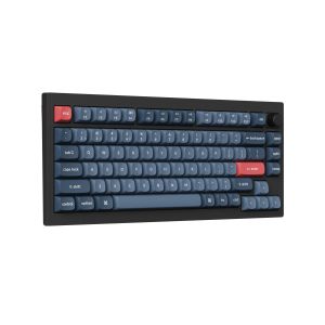 Механична клавиатура Keychron V1 MAX QMK 75% Carbon Black - Wireless