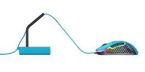 Gaming accessory for the mouse cable Xtrfy B4 Miami Blue