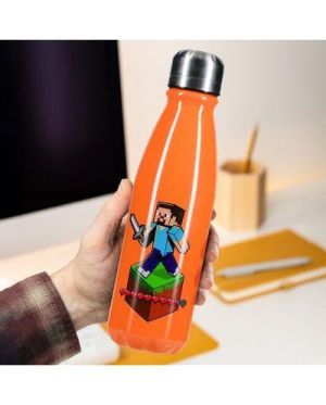 Бутилка Paladone Minecraft - Aluminium Water Bottle, 600ml, PP12074MCF