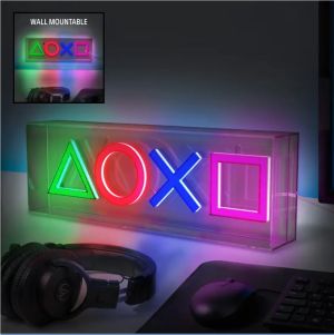 Лампа Paladone: Playstation - LED Neon Light, PP12716PS