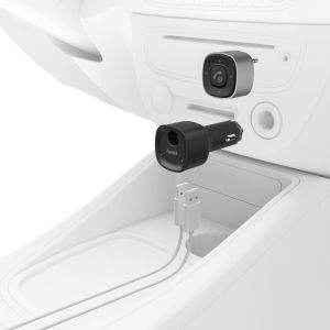 Блутут приемник за кола HAMA 3.5 мм жак, USB зарядно, 2.4 A, 14159