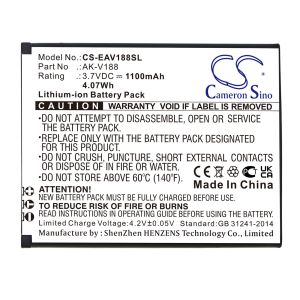 Батерия за мобилен телефон EMPORIA Touch Smart, Touch Smart 2, Touchsmart V188  AK-V188   LiIon 3,7V 1100mAh CAMERON SINO