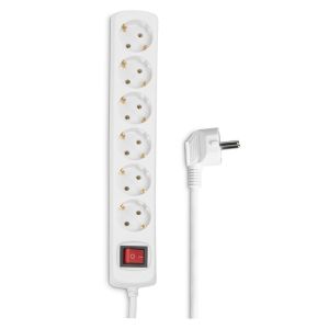 Разклонител HAMA, 6 гнезда, 30384