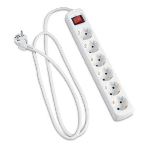 Разклонител HAMA, 6 гнезда, 30384