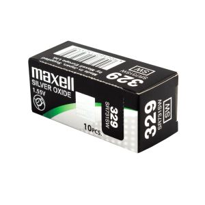 Бутонна батерия сребърна MAXELL SR731 SW / 329/, 1.55V