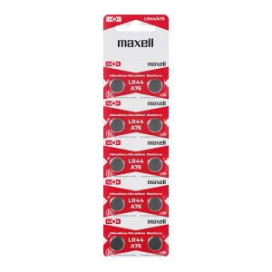 Бутонна микроалкална батерия MAXELL LR-44 /AG13/ 1,55V 10 бр./pack  цена за 1 бр.