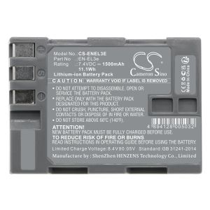Батерия за апарат NIKON EN-EL3E  Li-Ion 7.4V 1500mAh Cameron Sino