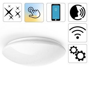 Hama "Glitter" WLAN LED Ceiling Light, &Oslash; 30 cm, 176604