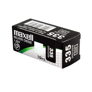 Бутонна батерия сребърна MAXELL SR512 SW /335  1.55V