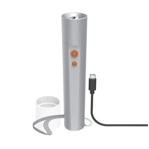 HAMA LED Фенер FL350-C, презареждащ се, алуминиев, 4 режима + SOS