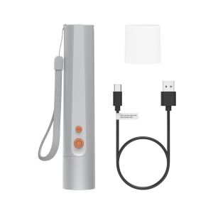 HAMA LED Фенер FL350-C, презареждащ се, алуминиев, 4 режима + SOS