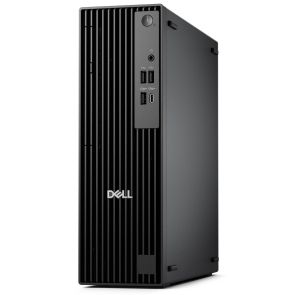 Настолен компютър Dell Pro Slim QCS1255, AMD Ryzen 7 8700G (16 TOPS NPU, 8 cores, up to 5.1GHz), 16 GB: 2 x 8 GB, DDR5, up to 4800 MT/s, 512GB SSD, Integrated Graphics, Wi-Fi 6, Bulgarian Keyboard&Mouse, 180W, Ubuntu, 3Y PS