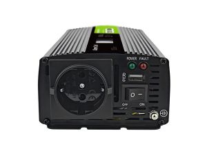 Inverter 12/220 V  DC/AC 500W/1000W INVGC12P500LCD  LCD  Pure sine wave GREEN CELL