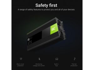 Inverter 12/220 V  DC/AC 1500W/3000W  Pure sine wave GREEN CELL