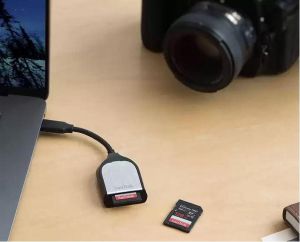 Четец за карти SanDisk Extreme PRO, USB-C, SD-SDDR-409-G46