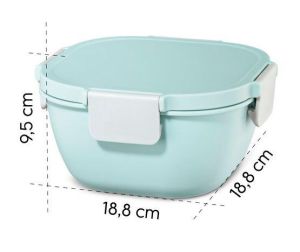 Кутия за обяд Xavax To Go, с прибори за хранене, 1700 мл, HAMA-181585