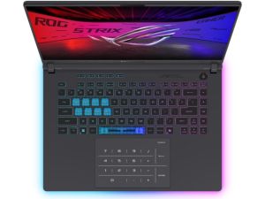 Лаптоп Asus Strix G16 G615LW-S5029W,INTEL ARL HX Ultra 9, 16.0  WQXGA (2560X1600)16:10,Bend+500nits ,AG, 240 Hz,DDR5 32GB ( 16GB DDR5-5600 SO-DIMM *2 ) ,1TB , RTX5080  16GB,Wi-Fi 7 ,Backlit Chiclet Keyboard 4-Zone RGB, Windows 11,Eclipse Gray , Backpack