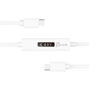 Кабел за зареждане j5create JUCP14, Измервател на мощност, USB-C