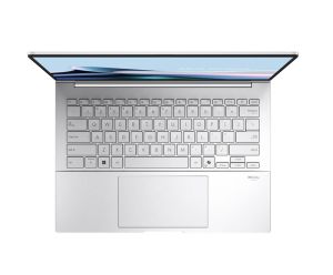 Лаптоп Asus Zenbook UX3405CA-PZ067X,Intel Ultra 9  285H 2.9 GHz (24MB Cache, up to 5.4 GHz, 16 cores, 16 Threads), 14.0 OLED WQXGA+(WQ+) 2880X1800 16:10 Bend+400nits, Touch , LPDDR5X 32GB ( 32GB LPDDR5X on board ),1TB  SSD G4, Windows 11 PRO, Foggy Silver