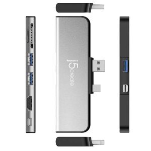 j5create JDD320 ULTRADRIVEMINIDOCK for Surface Pro™ 4/5/6
