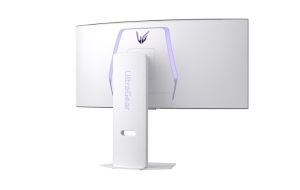 Монитор LG 34GX90SA-W, 34", OLED UltraGear 21:9 Curved Smart, IPS 0.03 ms, WQHD (3440x1440), 240Hz, HDR 10, 1500000:1, 250 cd/m2, DCI-P3 98.5%, USB 3.0, VRR, Free-sync, G-Sync, USB-C, PD 65W, HDMI, DP, PBP, Speakers, LG Switch, Height, Swivel, Tilt, White