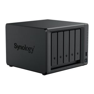 Мрежов сторидж Synology NAS DS1525+, за 5 диска, AMD Ryzen V1500B, 8GB DDR4 SODIMM