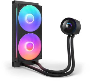 AIO Liquid Cooler NZXT Kraken Plus 240 RGB LCD Display - Black