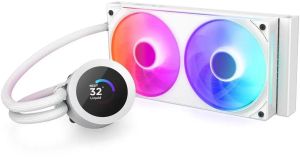 AIO Liquid Cooler NZXT Kraken Plus 240 RGB LCD Display - White