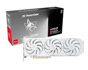 Graphic card Powercolor AMD Radeon Hellhound RX 9060XT Spectral White 16GB GDDR6