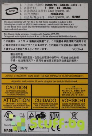 Cisco Catalyst 3560G