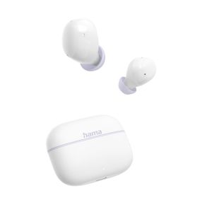 HAMA Блутут слушалки "Freedom Buddy II", True Wireless, Бял